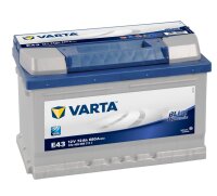Varta E43 - Auto Battery Blue Dynamic 12V / 72Ah / 680A